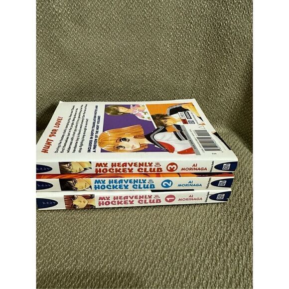 My Heavenly Hockey Club Lot Books 1-3 Paperback By Morinaga, Ai GOOD Condition - Picture 3 of 8
